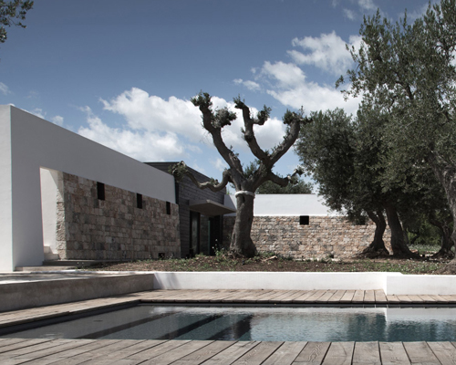 rural courtyard unites traditional italian trullo with cea design home