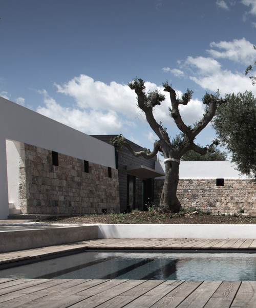 rural courtyard unites traditional italian trullo with cea design home