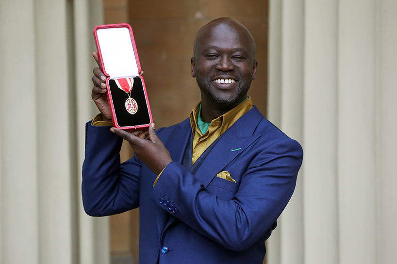 david adjaye receives knighthood on behalf of HM queen elizabeth II