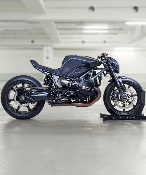 diamond atelier's custom-built BMW R nineT neo-racer motorcycle