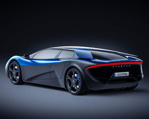 the elextra is a swiss-designed electric supercar built to rival tesla