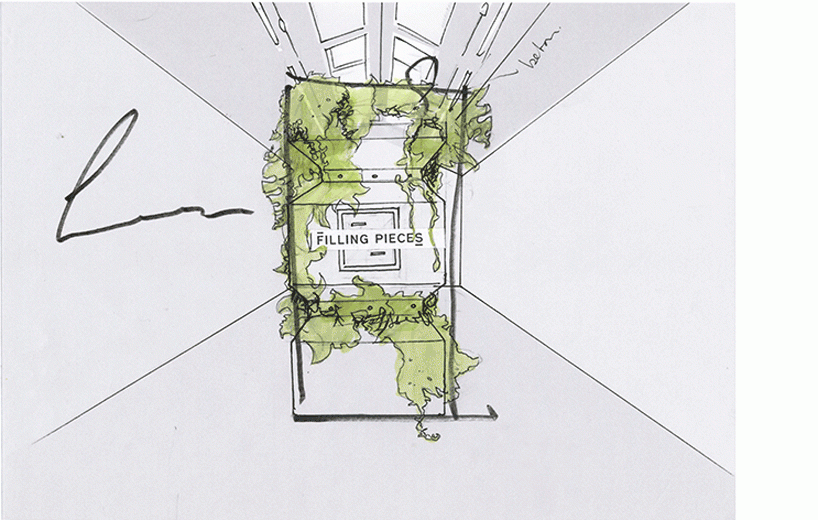 FZDP x filling pieces create tropical sneaker landscape in paris