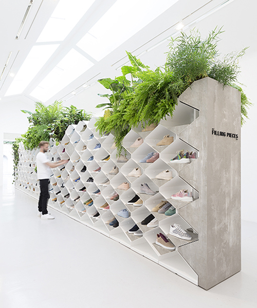FZDP x filling pieces create tropical sneaker landscape in paris