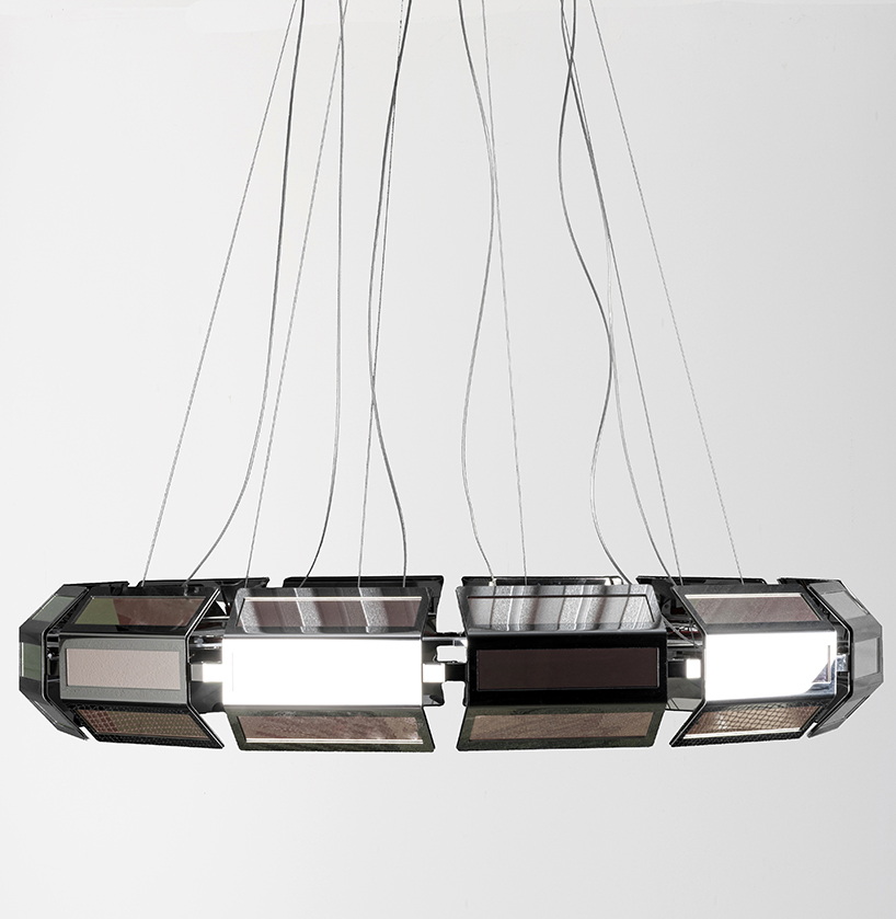 francesco meda francesco faccin samantha chandelier nilufar gallery designboom
