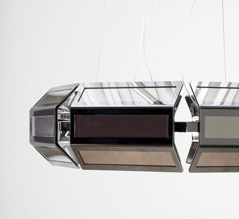 francesco meda francesco faccin samantha chandelier nilufar gallery designboom