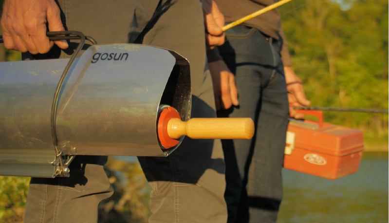 gosun solar cooker makes gourmet meals in 20 minutes