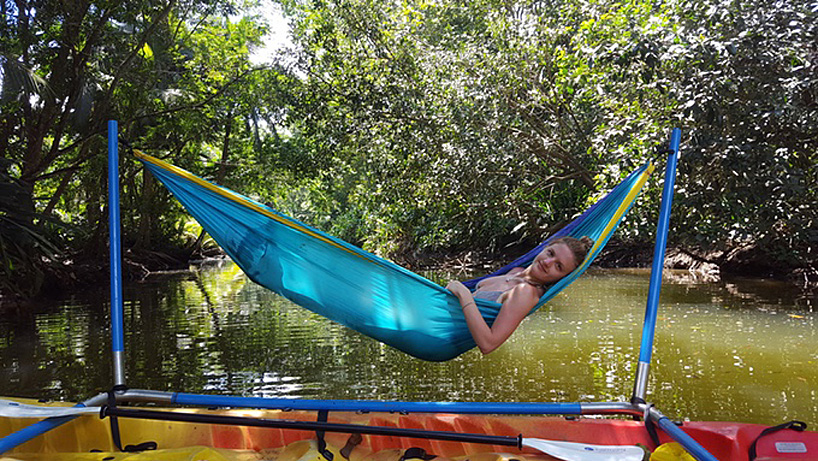 hammocraft fuses hammocks with any watercraft