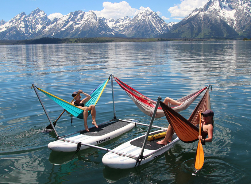 hammocraft fuses hammocks with any watercraft