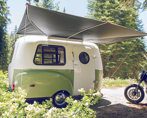 happier camper is a VW minibus-inspired trailer with a modular interior