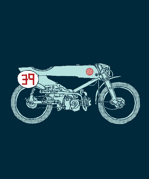 the honda super cub firefly motorcycle by deus ex machina