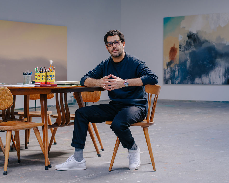 inside josé parlá's snøhetta-designed art studio in brooklyn