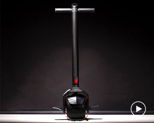 the kiwano K01 is a monowheel scooter you can control with your smartphone