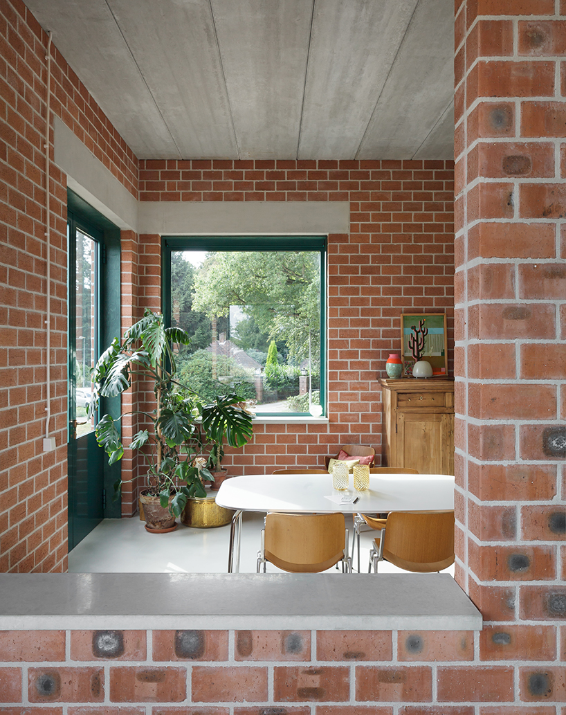 monadnock finishes brick-built atlas house outside eindhoven