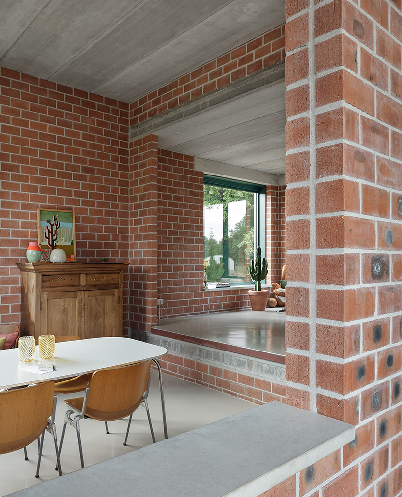 monadnock finishes brick-built atlas house outside eindhoven