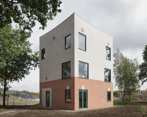 monadnock finishes brick-built atlas house outside eindhoven