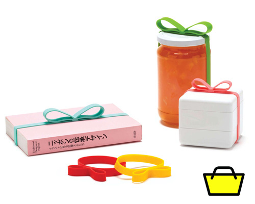 monkey business makes gift-wrapping easy with playful silicone ribbons