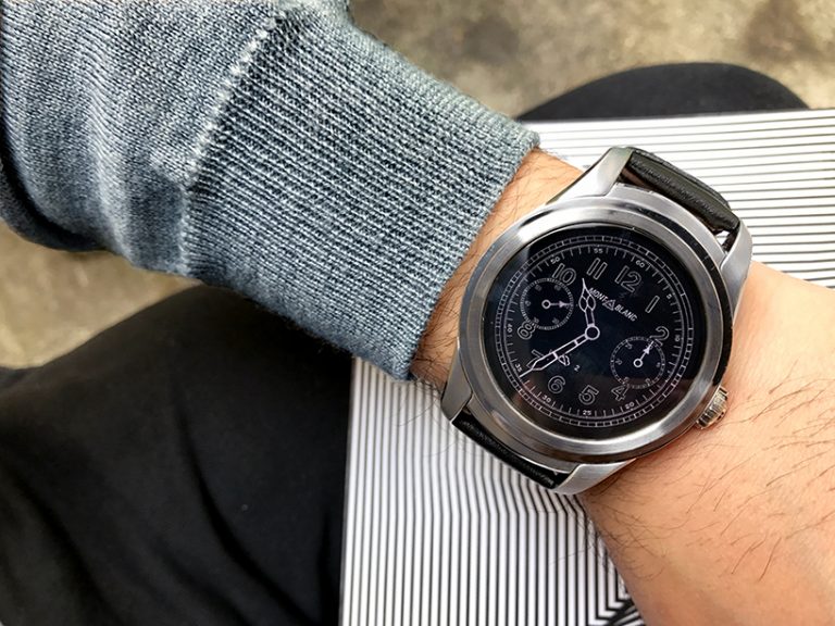 montblanc SUMMIT: a smartwatch for the sartorially acute