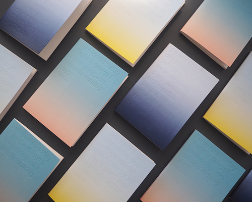 onedesignspace's notebooks capture time in three different colour gradients