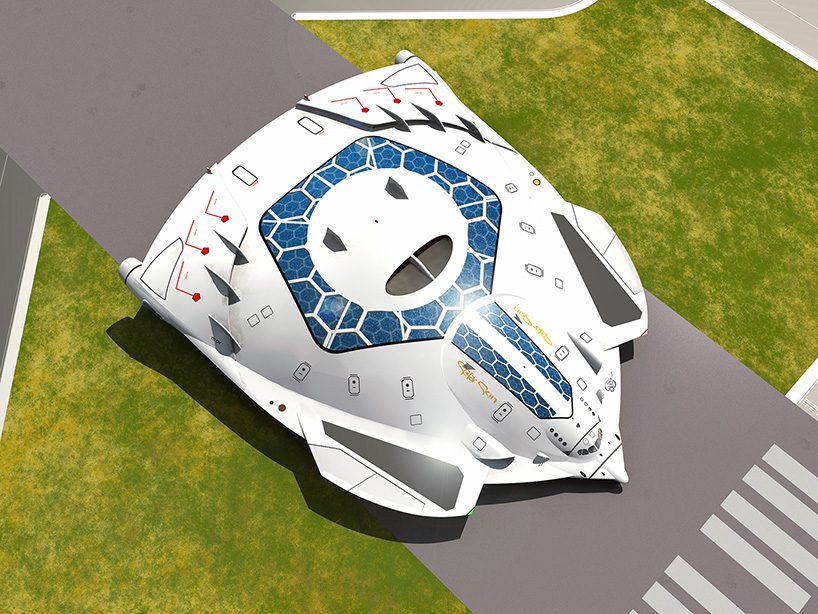 oscar viñals' 'solar skin' plane generates enough energy to fly itself