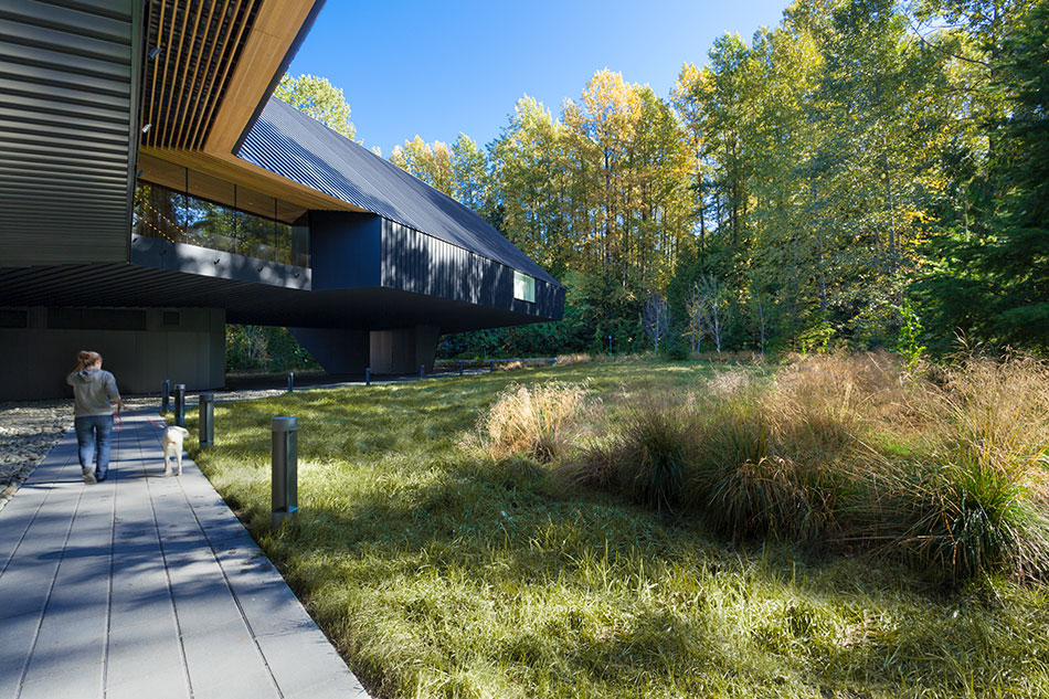 patkau architects elevates metal-clad audain art museum in whistler, canada