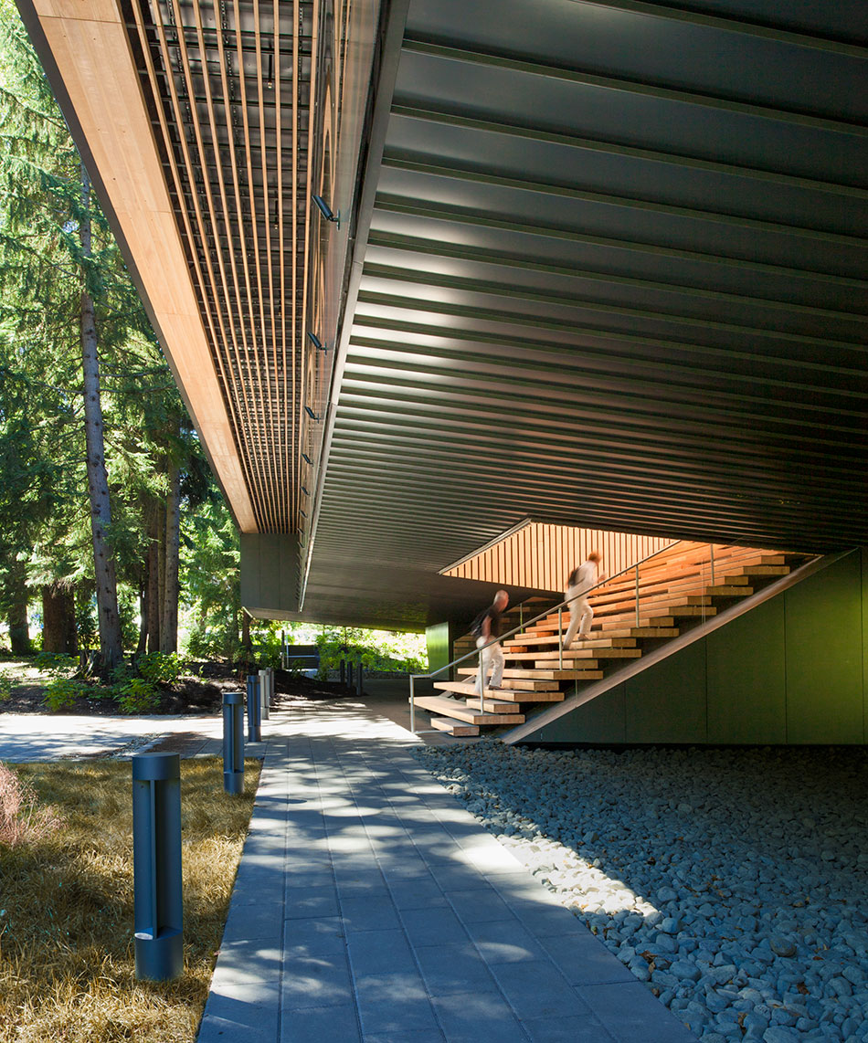 patkau architects elevates metal-clad audain art museum in whistler, canada