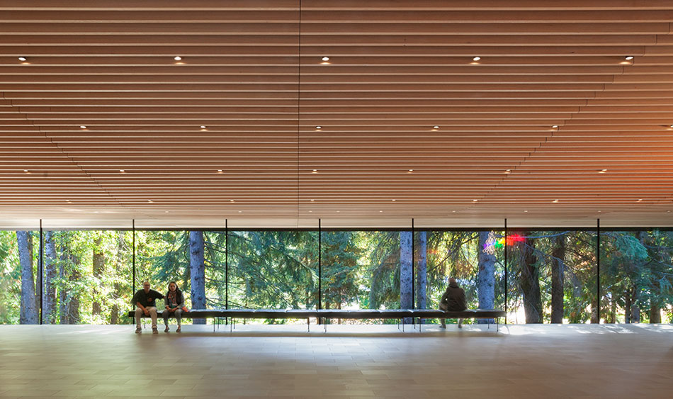 patkau architects elevates metal-clad audain art museum in whistler, canada