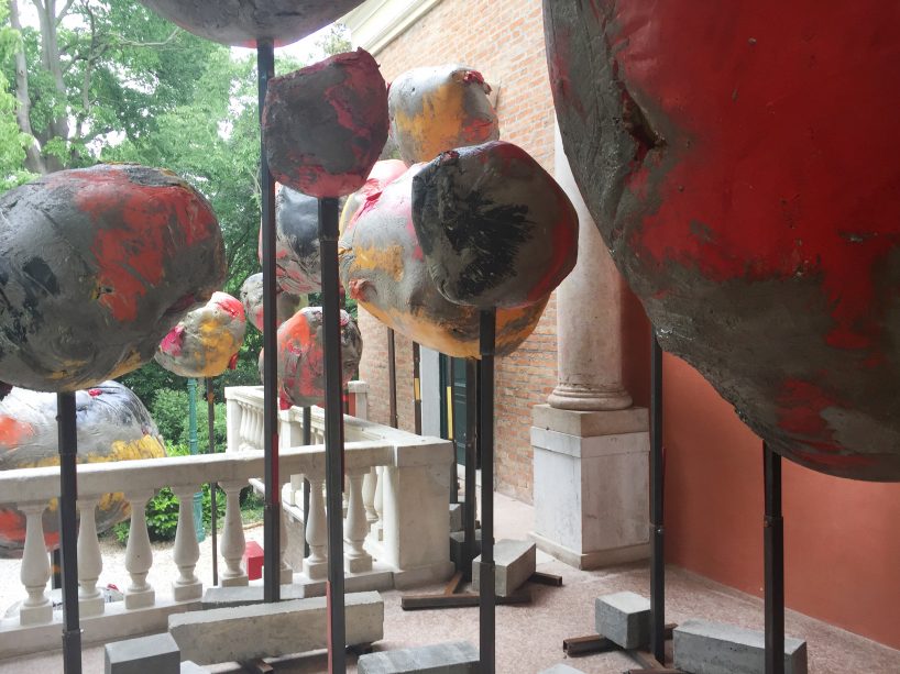 phyllida barlow provokes a sense of folly at the british pavilion at the venice biennale