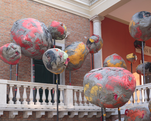 phyllida barlow provokes a sense of folly at the british pavilion at the venice biennale