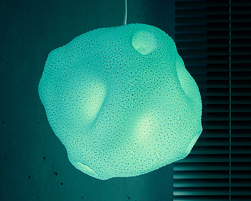 3D-printed pollen lamps by regine cavicchioli, roman jurt + michael kennedy