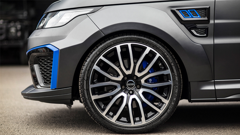 project kahn's range rover sport SVR pace suited for luxury performance