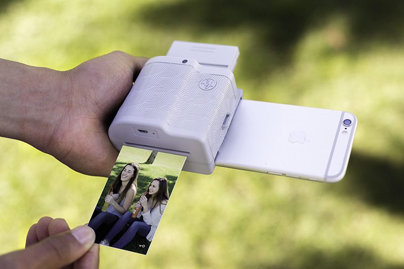 the prynt pocket transforms your iphone into a mini polaroid camera