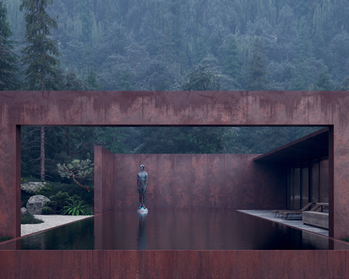 MAKHNO studio's 'rose house' sits atop picturesque ukrainian mountains