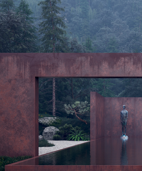sergey makhno's 'rose house' sits atop picturesque ukrainian mountains