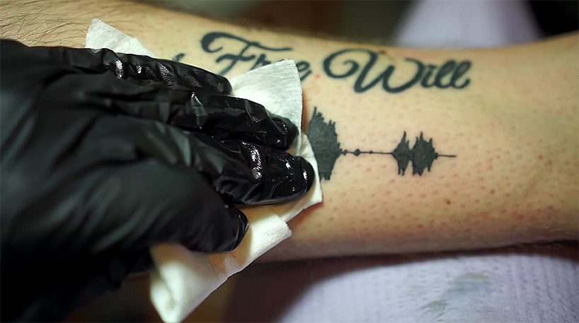 soundwave augmented reality tattoos let you listen to your body art