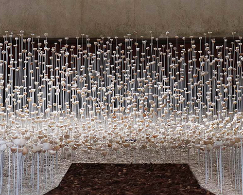 stéphane guiran composes a quartz gemstone abyss at domaine de chaumont-sur-loire