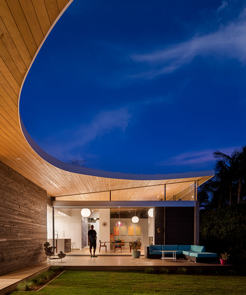avocado acres house takes cues from modernist architecture