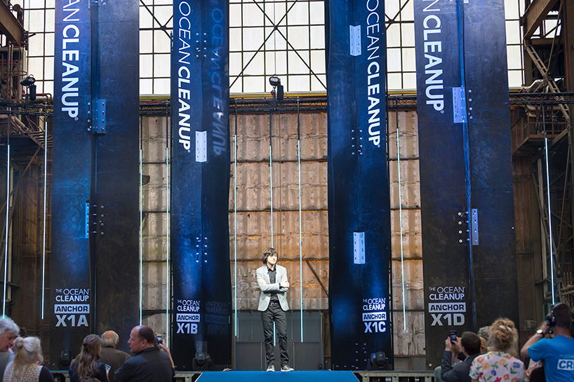 the ocean cleanup unveils breakthrough new design ready to start work in 2018