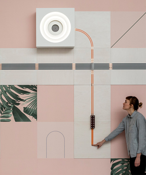 UM project's conductive wallpaper hardwires your home from the outside in
