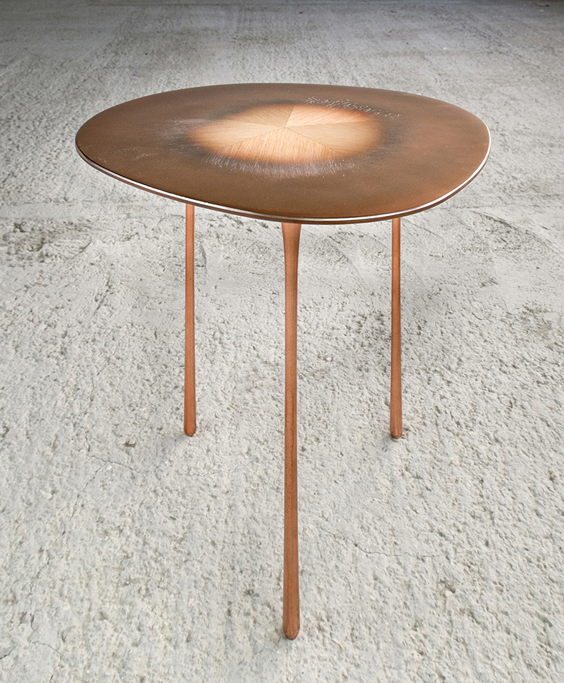 uufie echo table toscari matter of stuff milan design week 2017 designboom