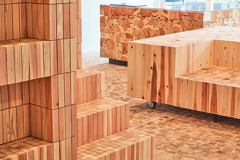 yamazaki kentaro design workshop gives new life to timber offcuts
