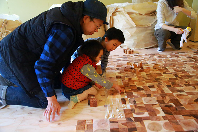 yamazaki kentaro design workshop gives new life to timber offcuts