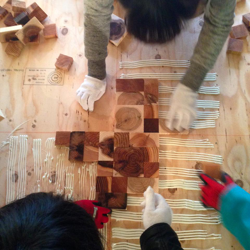 yamazaki kentaro design workshop gives new life to timber offcuts