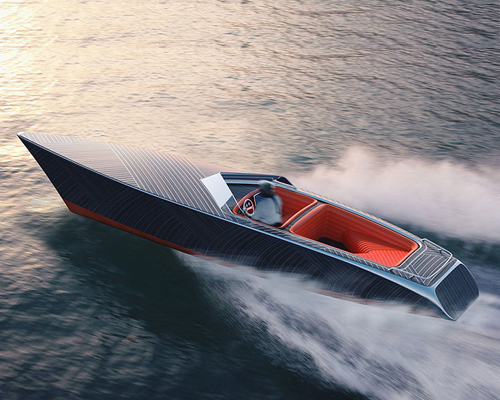 the zebra is an electric wooden boat for silent sea rides