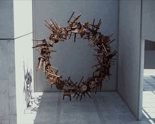 3D animation brings ai weiwei + yayoi kusama's best known works to life