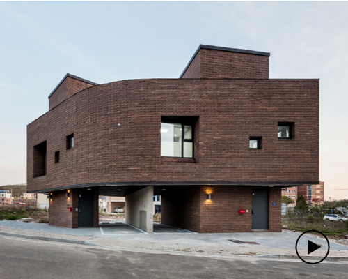 2m2 architects' rental house in south korea pays homage to pop culture's boombox