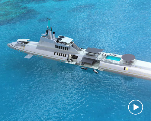 migaloo private submersible yachts takes the concept of privacy to a new level