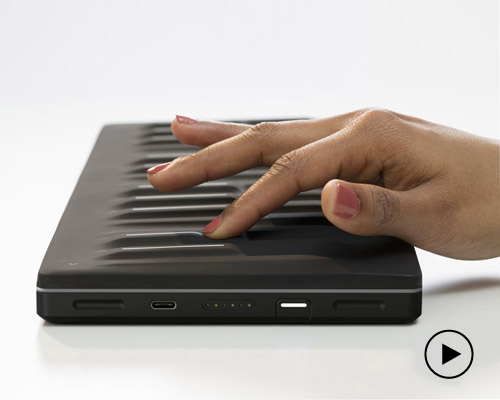 roli's seaboard block remodels the keyboard into a mobile studio