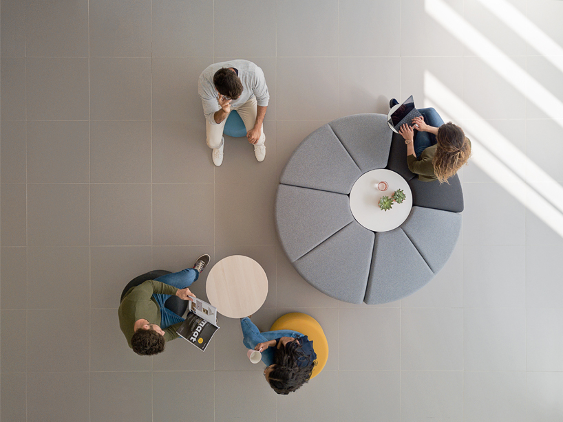 ACTIU bend modular soft seating adapts for work spaces and needs