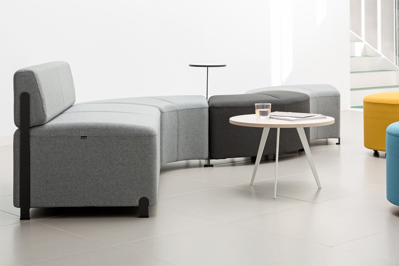 ACTIU bend modular soft seating adapts for work spaces and needs