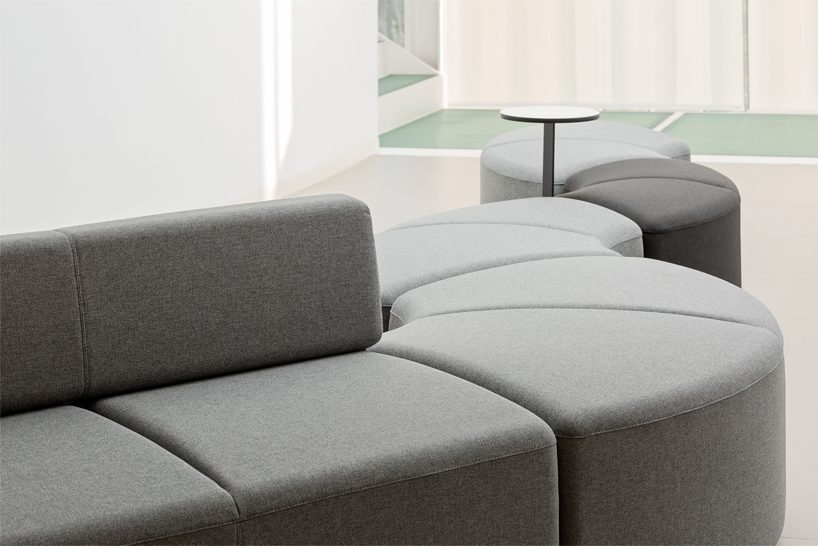 ACTIU bend modular soft seating adapts for work spaces and needs